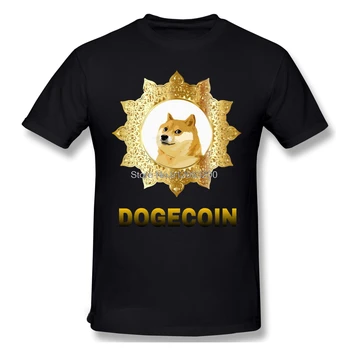 Модная Криптовалюта 17 Дизайн Рубашки Doge Dogecoin Стремительно Растущий Биткоин Цифровая Валюта Футболка Camiseta Мужская Футболка