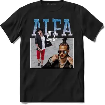 Kloudave Dominican El Rapper Shirt Футболка Унисекс Alfa Camiseta Merch для Женщин Мужчин Подростков 018