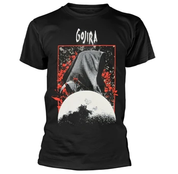 Органическая рубашка Gojira Grim Moon, Футболка S-XXL, Официальная Футболка Метал-группы, Новая