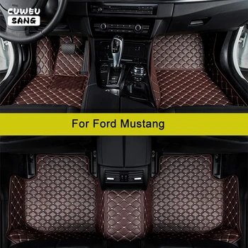CUWEUSANG пользовательские автомобильные коврики для Форд Мустанг авто ковры ноги Коче аксессуары