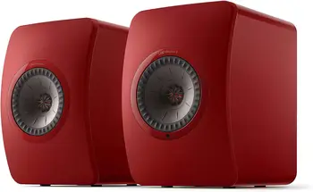 100% КУПИТЕ 2 И ПОЛУЧИТЕ 1 БЕСПЛАТНУЮ акустическую систему K E F LS50 Wireless II с питанием от книжной полки - Пара (Малиново-красный)