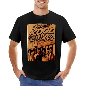 ретро футболка kool gang с принтом животных для мальчиков, новое издание мужских винтажных футболок