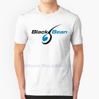 Высококачественные футболки с логотипом бренда Black Bean, Модная футболка, Новая Графическая Футболка