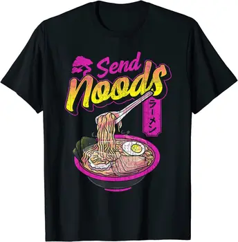 НОВАЯ Лимитированная Футболка С Эстетичным Забавным дизайном Ramen Send Noods Japanese Food S-3XL