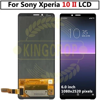 Для Sony Xperia 10 II ЖК-дисплей С Сенсорным Экраном Digitizer В сборе 6,0 