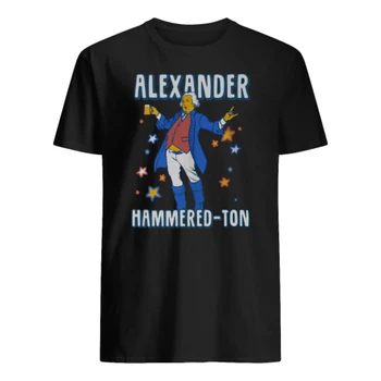 Футболка Let's Get Alexander Hammered-ton Hamilton 4th of July из 100% хлопка С круглым вырезом и коротким рукавом, Повседневная мужская футболка, Размер S-3XL
