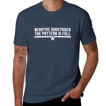 Новый негативный Ghostrider с рисунком в виде футболки с коротким рукавом, футболки на заказ, мужские винтажные футболки