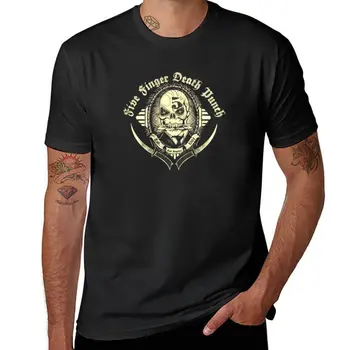 Новая футболка FIVE FINGER DEATH PUCH, черные футболки, футболки на заказ, простые футболки, мужские