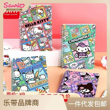 1-4 Книги Книга На Катушке Оптом Творческий Блокнот Студенты Дети Sanrio Kuromi Book High Cartoon A5 Книга На Катушке Канцелярские Принадлежности