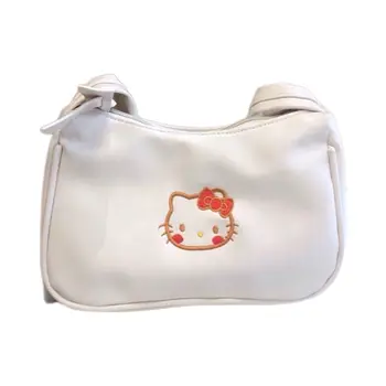 Сумка Sanrio Hello kitty через плечо, мультяшная милая сумка для подмышек, модная сумка для девочек jk, модная сумка-тоут