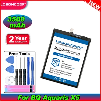 Оригинальный LOSONCOER 3500 мАч для батареи модели BQ, 2900 для батареи BQ Aquaris X5.