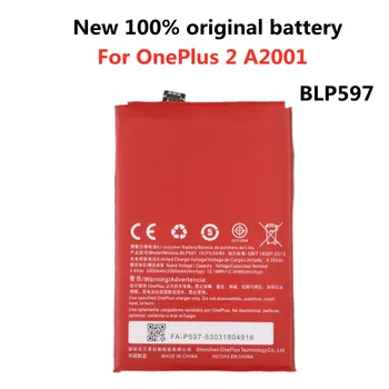 Новый 100% Оригинальный 1 + Аккумулятор BLP597 3300 мАч Для Мобильного Телефона OnePlus 2 A2001 Высококачественные Сменные Батареи В наличии