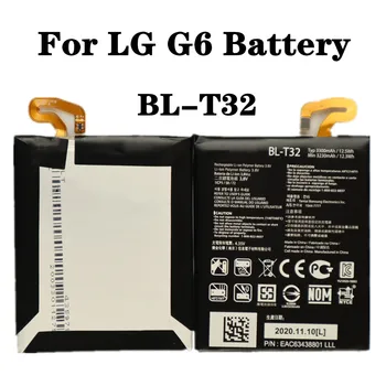 Для LG G6 G600L G600S G600K G600V US997 VS988 LS993 H873 H872 H871 BL-T32 Аккумулятор 3230 мАч Высококачественные Сменные Батареи