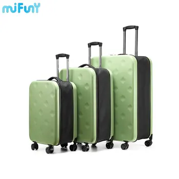 MiFuny Складной чемодан на колесиках с отверстиями для багажа, дорожный багаж, ручная кладь на колесиках, тележка, портативный кейс для хранения