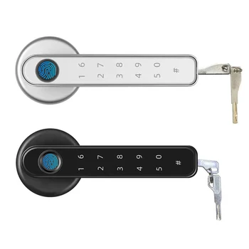 Электронный Дверной Замок, совместимый с Bluetooth, USB-Зарядка, Ручка С Паролем, Замок для Входа Без ключа, Электронные Дверные Ручки, Замок для Спальни