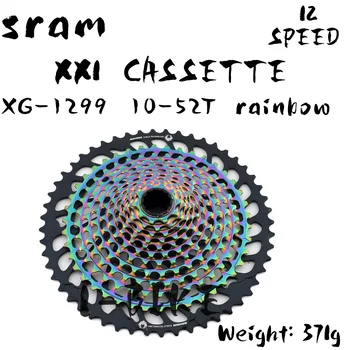 sram xx1 10-52t xd кассета rainbow 12-скоростная кассета mtb аксессуары запчасти для велосипедов mtb accesorios аксессуары для mtb