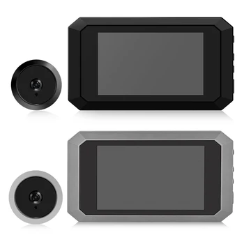 Электронный видоискатель Magic Eye Ночного видения 3,97-дюймовый ЖК-экран для просмотра цифрового видео у двери Камера 1080P Аккумулятор 1400 мАч