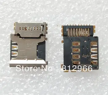 10 шт./лот, оригинальный новый разъем держателя устройства чтения sim-карт с разъемом памяти для Samsung I8552 I879 I8262 I9128V G3508 I8258 I8258
