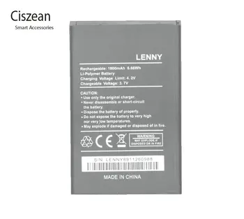 Ciszean 1x Новый сменный аккумулятор lenny 3,7 В 1800 мАч для аккумуляторов сотовых телефонов Wiko LENNY Batterie Bateria Batterij