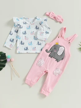 Комплект одежды для маленьких мальчиков, футболка с короткими рукавами и принтом льва, шорты с принтом жирафа, шляпа, летняя одежда