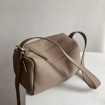 Верхний слой Бостонская сумка-подушка из воловьей кожи Того, сумка-тоут, сумка для подмышек, сумки для женщин, новые роскошные сумки 2022 года,