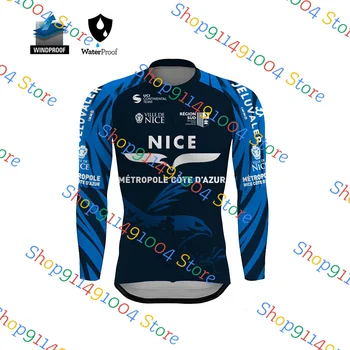 2023 Nice Métropole Ветрозащитная Черная Мужская Летняя Велосипедная Майка С Длинным рукавом Rode Bike Mtb Maillot Ropa Ciclismo