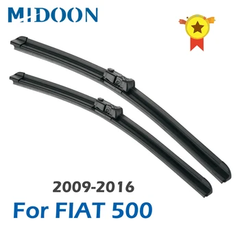Щетки Передних Стеклоочистителей MIDOON Wiper LHD Для FIAT 500 500C 2009-2016 Лобовое Стекло Переднее Стекло 24