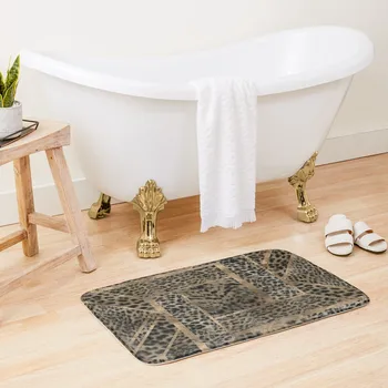 Текстура леопардового меха Геометрический Узор Коврик для ванной Ковер для ванной Туалетные Принадлежности Для ванной комнаты