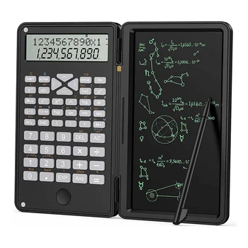 Калькулятор, научные калькуляторы 12-значный калькулятор Планшет для письма, Складной финансовый калькулятор, для школьного офиса