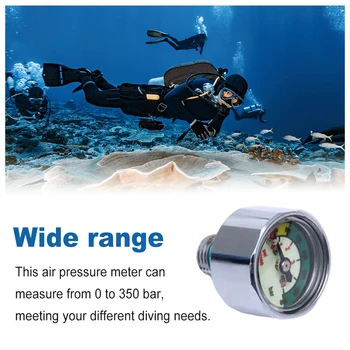 Измеритель давления воздуха в баллоне для подводного плавания 350 Бар, Манометр с резьбовым интерфейсом, аксессуар для наружного оборудования