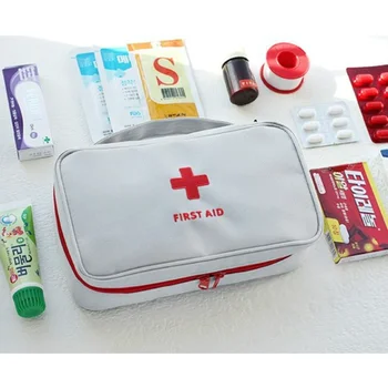Сумка для медикаментов с ручкой, сумка для хранения классификации лекарств, водонепроницаемая, большой емкости для кемпинга и путешествий