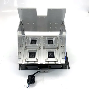 один комплект принтера с 4 каретками для печатающей головки Epson XP600/TX800, кронштейн для печатающей головки, рамка для держателя головки, станция для укупорки и каретка