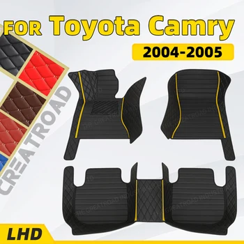 Автомобильные коврики на заказ для Toyota Camry 2004 2005, автомобильные Накладки для ног, автомобильные Ковровые покрытия, аксессуары для интерьера