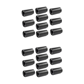 20 упаковок чехла-адаптера для батареек типа АА-С, прокладок размера АА-С, чехла-конвертера для батареек типа АА-С (черный)