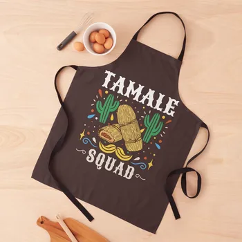 Фартук Tamale Squad для любителей мексиканских Тамалес Кухонные принадлежности Art For Man для приготовления Фартука
