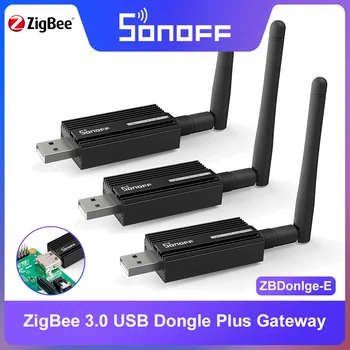 1-5 Шт. SONOFF ZBDongle-E Беспроводной Анализатор шлюза Zigbee Zigbee2MQTT Захват USB-интерфейса ZHA Поддержка Устройств SONOFF ZigBee
