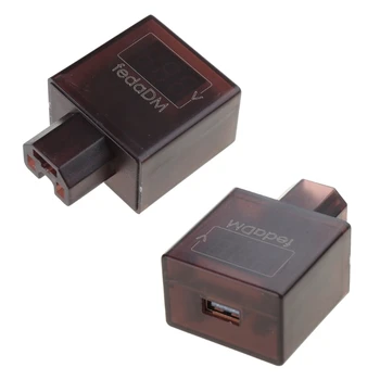 Цифровой вольттестер DC30-100V с USB-разъемом для зарядки мобильного телефона