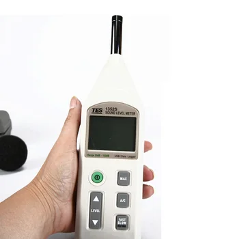 Цифровой программируемый Измеритель уровня звука TES-1352S от 30 до 130 дБ TES1352S