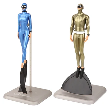 Коллекционная фигурка Freediver Модель Diver, золотой Моноластик для дайверов, Синий женский моноластик для фридайвинга
