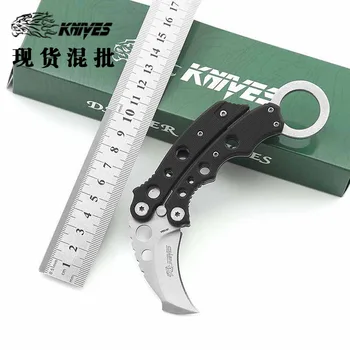 Складной Керамбитный Нож с Ручкой G10, Охотничьи Тактические Ножи Для Выживания, Походный Карманный Нож EDC, Портативный Инструмент