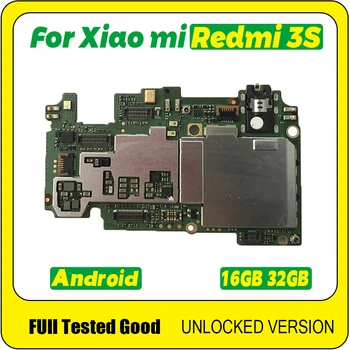 Для материнской платы Xiaomi Hongmi Redmi 3S Замените материнскую плату чипами Android OS для основной платы Redmi 3s 16G 32G