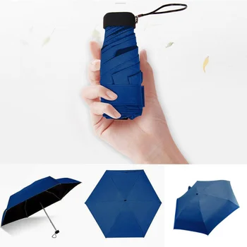 Карманный зонт от дождя Sun Rain Женский Плоский легкий зонт, складной зонт от солнца, мини-зонт небольшого размера для путешествий