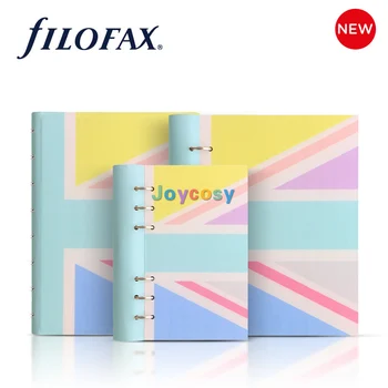 Блокнот Filofax Clipbook Jack A6 A5 пастельного цвета, блокнот формата А5, в обложке из текстурированной кожи, подарочный блокнот