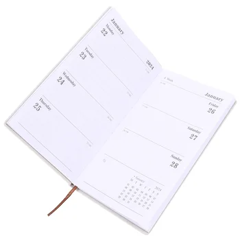 Записная книжка, расписание, блокнот, тонкий планировщик, блокнот для офисной бумаги, ежедневник на английском языке, расписание офиса