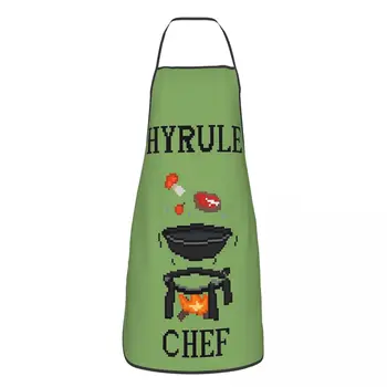 Фартуки шеф-повара Hyrule, скатерть для приготовления пищи, нагрудник без рукавов, Передник для уборки кухни, для женщин, для мужчин, для рисования
