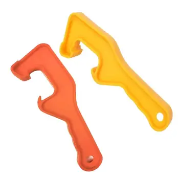 Открывалка для пластиковых ведер Открывалка для банок с краской Открывалка для ведер Гаечный ключ Инструмент для снятия крышки для домашнего промышленного использования Желтый/оранжевый