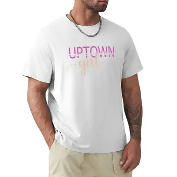 Футболка Uptown Girl, быстросохнущие рубашки, графические футболки, заготовки, футболки в тяжелом весе для мужчин