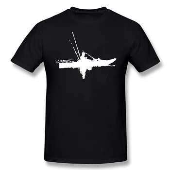 Забавные футболки Fisherman Kayak Fishing, уличная одежда из хлопка с графическим рисунком, футболка с коротким рукавом Evolution of Kayaking, мужская одежда