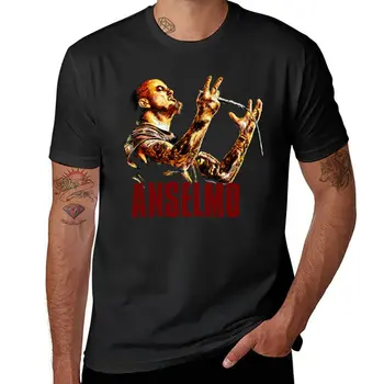 Новая футболка Phil Anselmo, спортивные рубашки, эстетичная одежда, футболка с графическим рисунком, футболки на заказ, футболки с тяжелым весом для мужчин