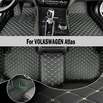 Изготовленный на заказ автомобильный коврик для VOLKSWAGEN Atlas 2017-2018 года выпуска, обновленная версия, Аксессуары для ног, ковры